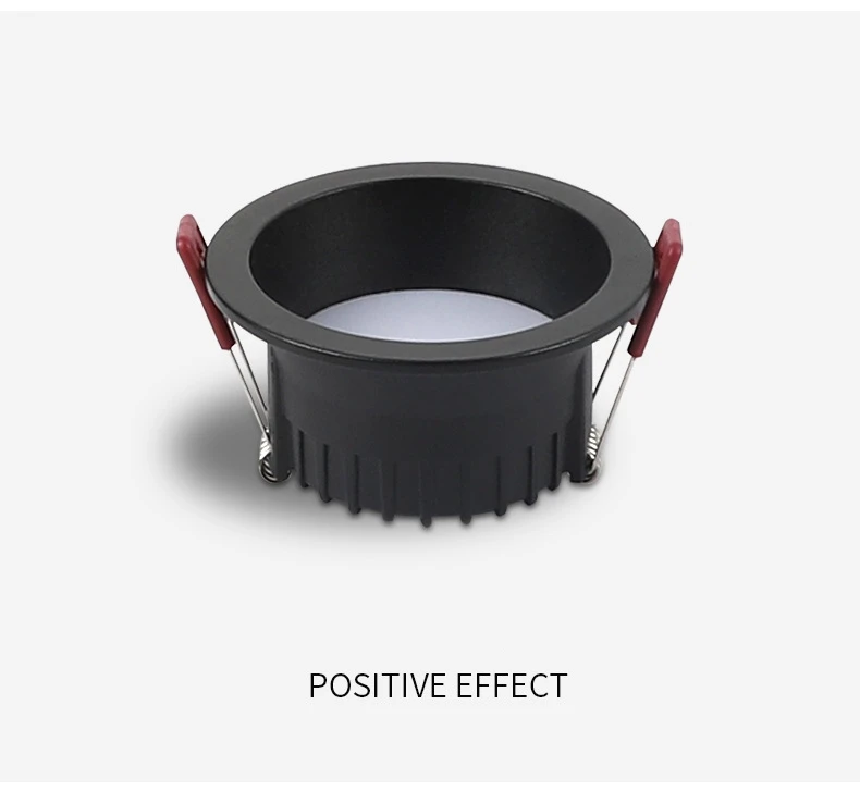 Round Anti Glare LED SMD2835 Recessed Downlight 5