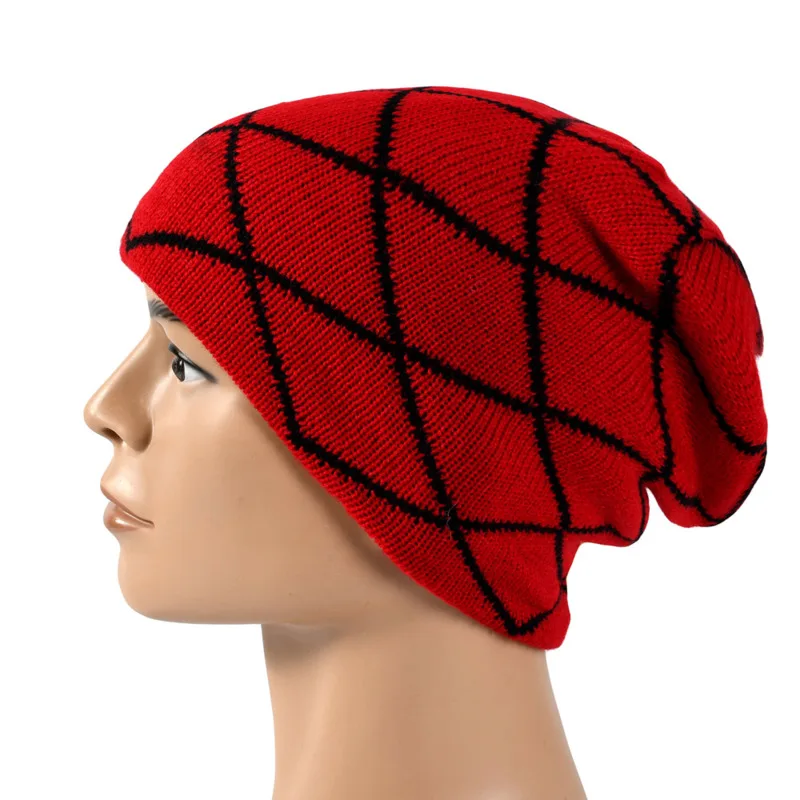 Cap Man Winter Brand Fashion Man Knit Brand Winter Caps Hats Man