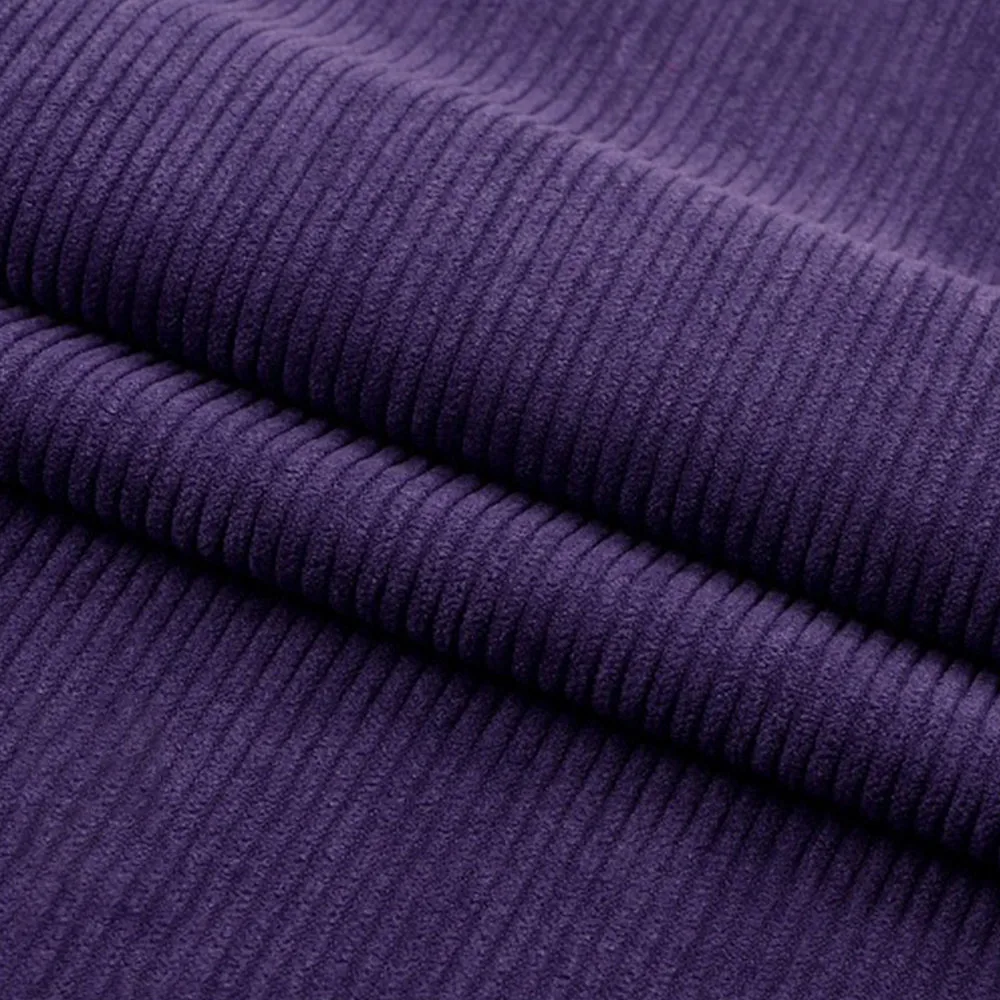 Corduroy Fabric Solid Color Stripe - 50x150cm for Sewing & Home Textiles