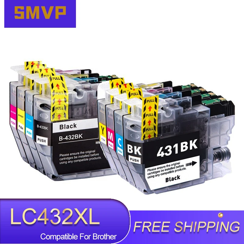 

Цветной совместимый чернильный картридж LC431 LC432 LC431XL LC432XL для струйных принтеров