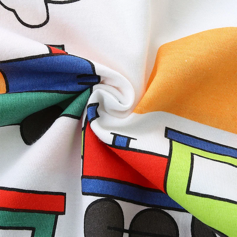Kids Train Cartoon T-Shirt 6