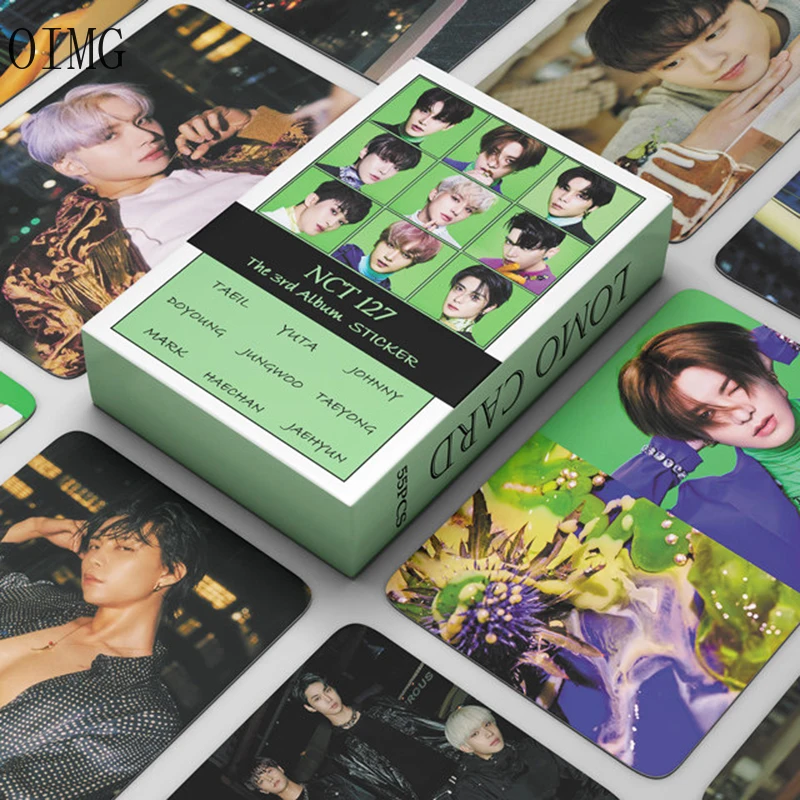 55pcs set kpop nct 127 lomo card new the 3rd album sticker postcard hd photo print cards poster korea group fan collection gift stationery set aliexpress