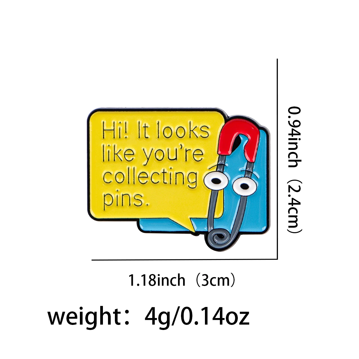 Whimsical Cartoon Cat Enamel Pin - Fun Accessory