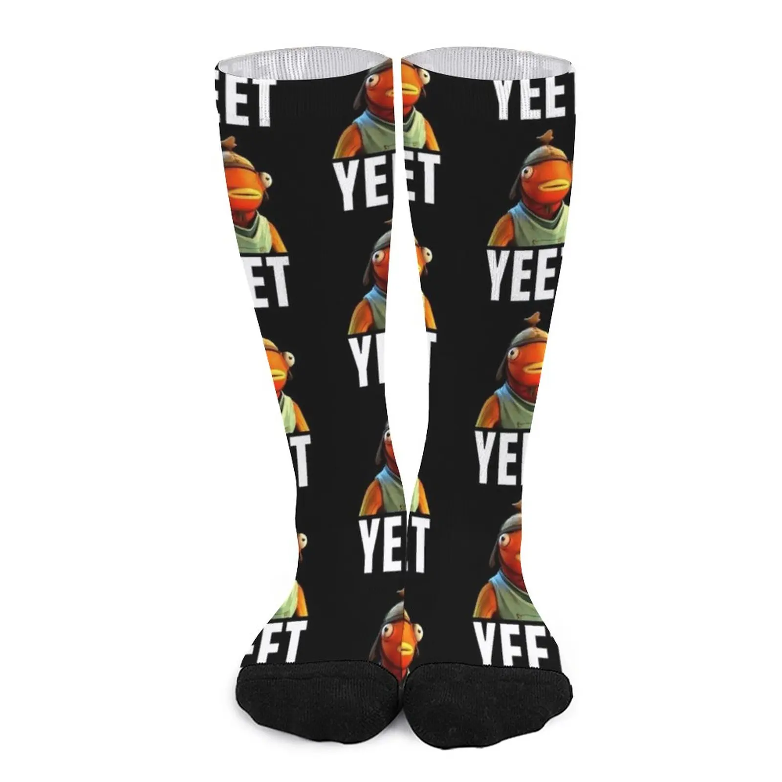 Yeet Funny Fishy Socks black socks funny sock Sock Women Socks men cotton colour shapes by paul klee socks luxury sock custom socks socks man new year socks socks men s women s