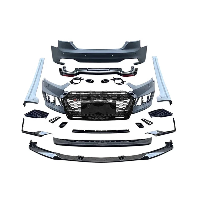 

Car Body Kits Rs5 Style Front Bumper Rear Bumper Front Lip Grille Side Skirts for Audi A5 2017-2019 Car Bumpers