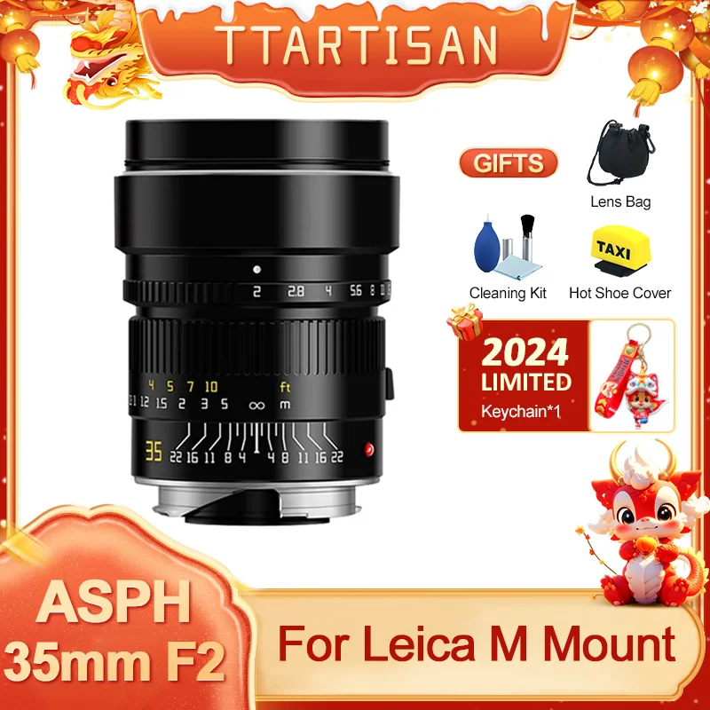 Ttartisan M 35Mm F2 Aa Apo Full Frame Obiettivo Manuale Ad Ampia Apertura Per Fotocamera Mirrorless Leica M Mount M10 M240 M10P M10D Mp Me