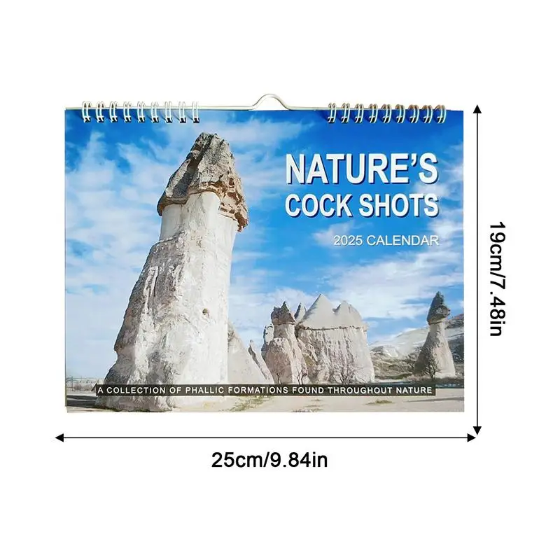 Nature dicks Calendar Monthly Writing Planner Monthly Planning Wall Calendar Writing Planner With Space Prank