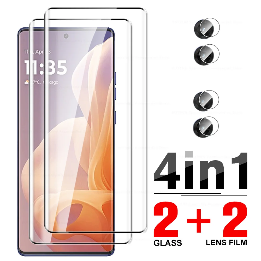 4In1 Tempered Glass Case Motorolag85 Full Glue Screen Protector For Motorola Moto G85 G 85 85G Motog85 5G Camera Lens Film phone case,screen protector,tempered glass,camera lens protector case,camera protector case,camera lens case,phone protector cover