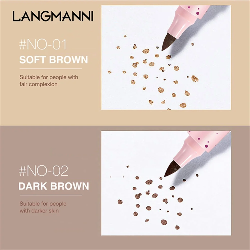 1PC Natural Fake Freckles Pen Waterproof Face Brown Eyeliner Dot Spot Pen Makeup Waterproof Dot Spot Pen Pretend Makeup Tool 3