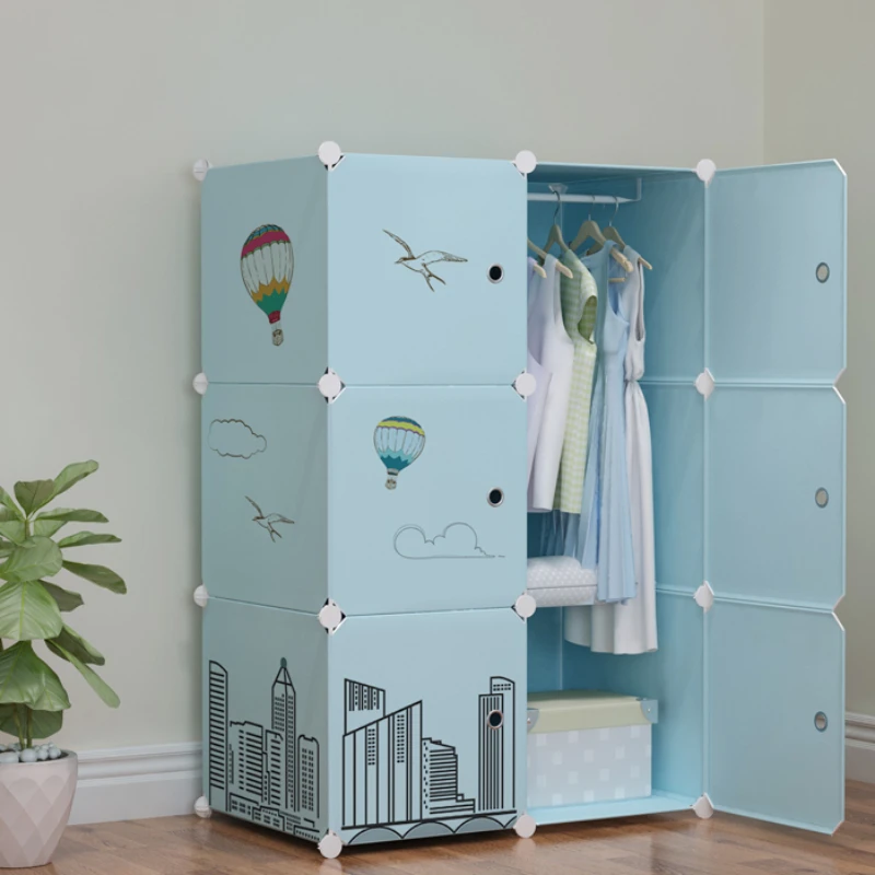 Girl Child Cabinet Closet Kids Children's Playful Organizer Wardrobes Furniture Wardrobe Montessori kinderschrank Baby Room