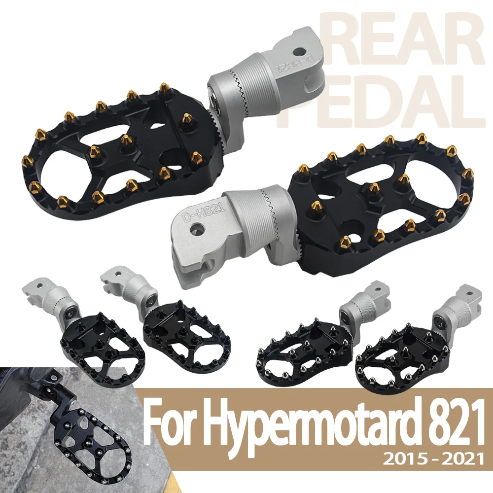 ForDucatiMonster821DarkStripeMotorcycleFrontRearFootrest