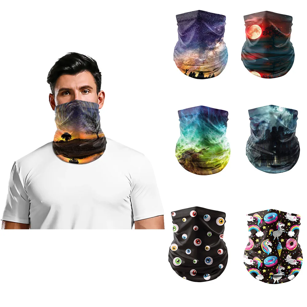 

Outdoor Cycling Hiking Camping Multifunctional Cartoon Printing Seamless Tubular Hip-Hop Headband Neck Gaite Adult Toys for Men