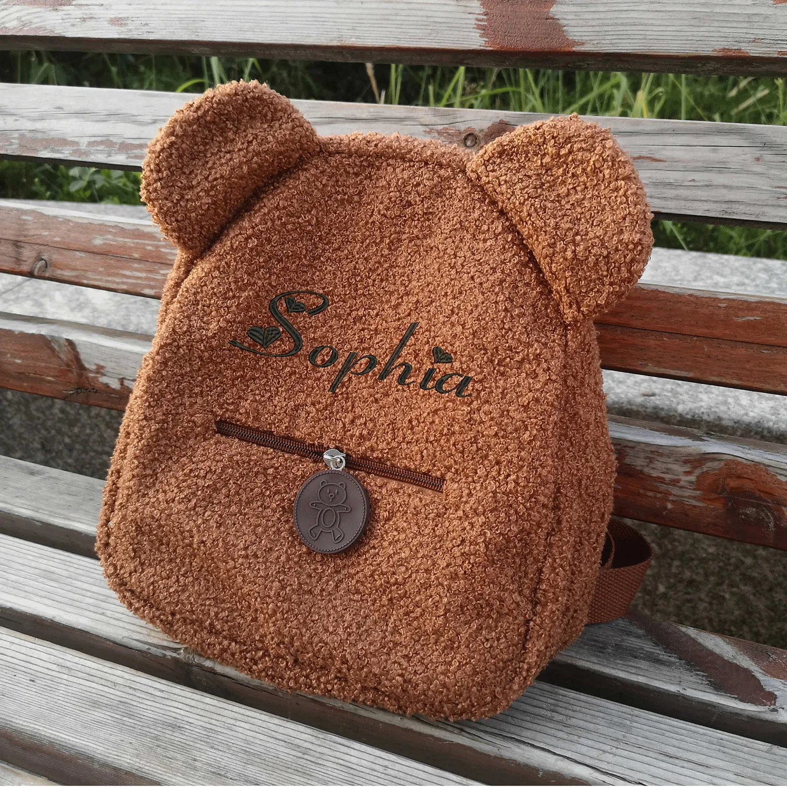 Backpack Bag Teddy Bear Teddy Bear Shoulder Backpack Embroidered