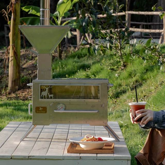 Északi Öntöttvas Chimeneák Kültéri Fűtő Kályha Kreatív Szabadidő Többfunkciós Téli Kemping Fűtés Kemence - Image 5