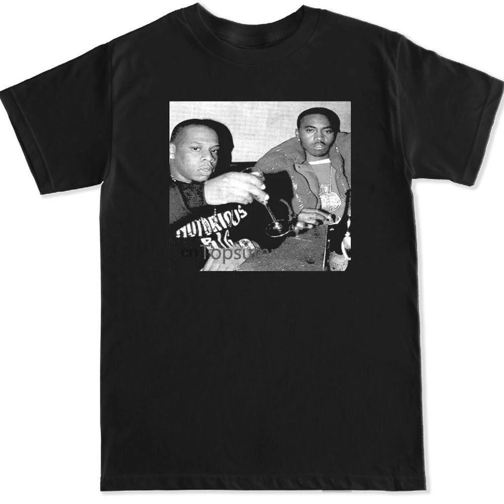 Maglietta Jay Z E Nas Hip Hop Rap Legends