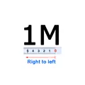 1.0m (Right to left)