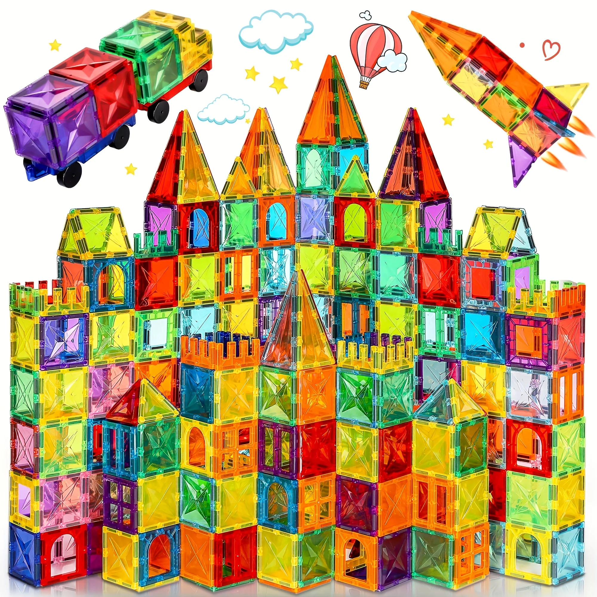 Magnetic Building Blocks for Kids Ages 3-8