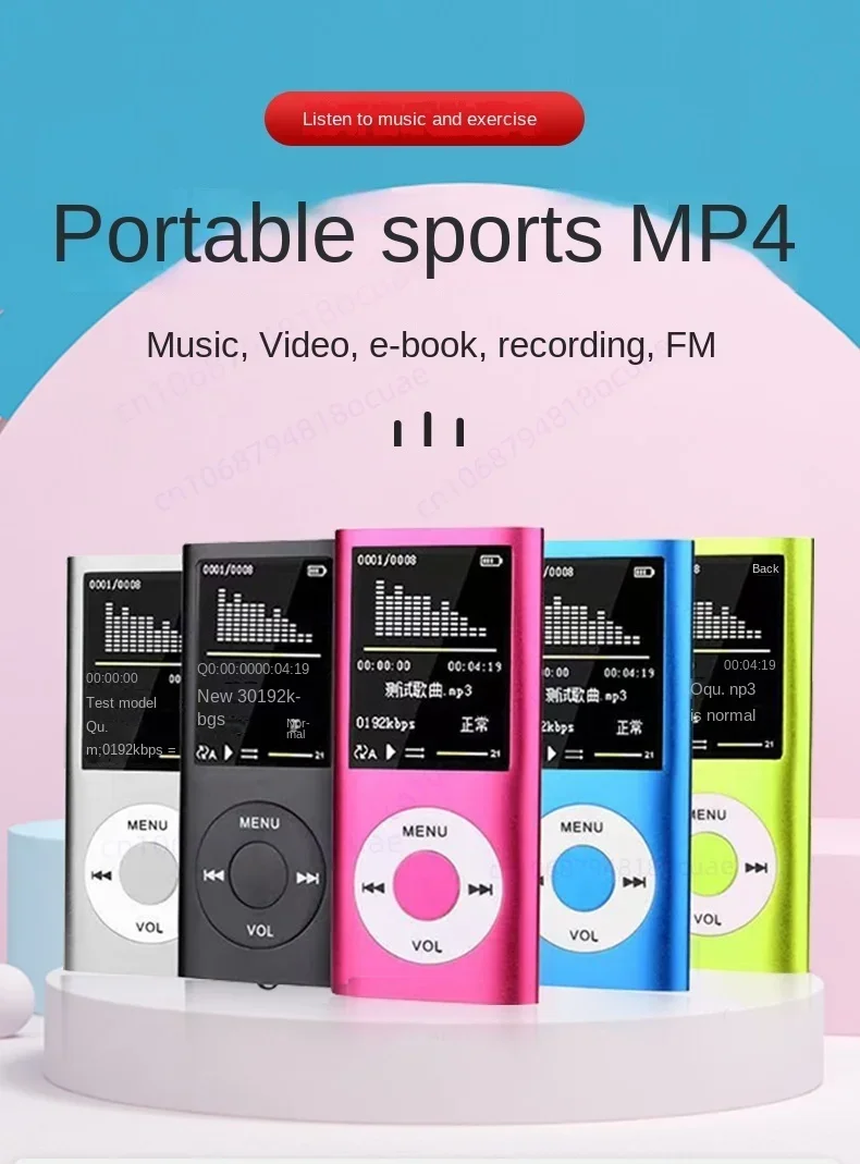 Portable with 1.8" LCD Mp3 Mp4 Support Music Video Media Players for IPod Style