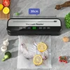 SZUK Electric Vacuum Sealer Dry Wet Food Sealing Packaging Kitchen Food Sealing Convenient Smart Touch Key Built-in Cutter 4