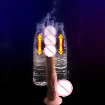 Silicone Thrusting Dildo Vibrators for Women Large Telescopic Dildo With Suction Remote Women's Masturbation G-Spot God Sex Toys 3