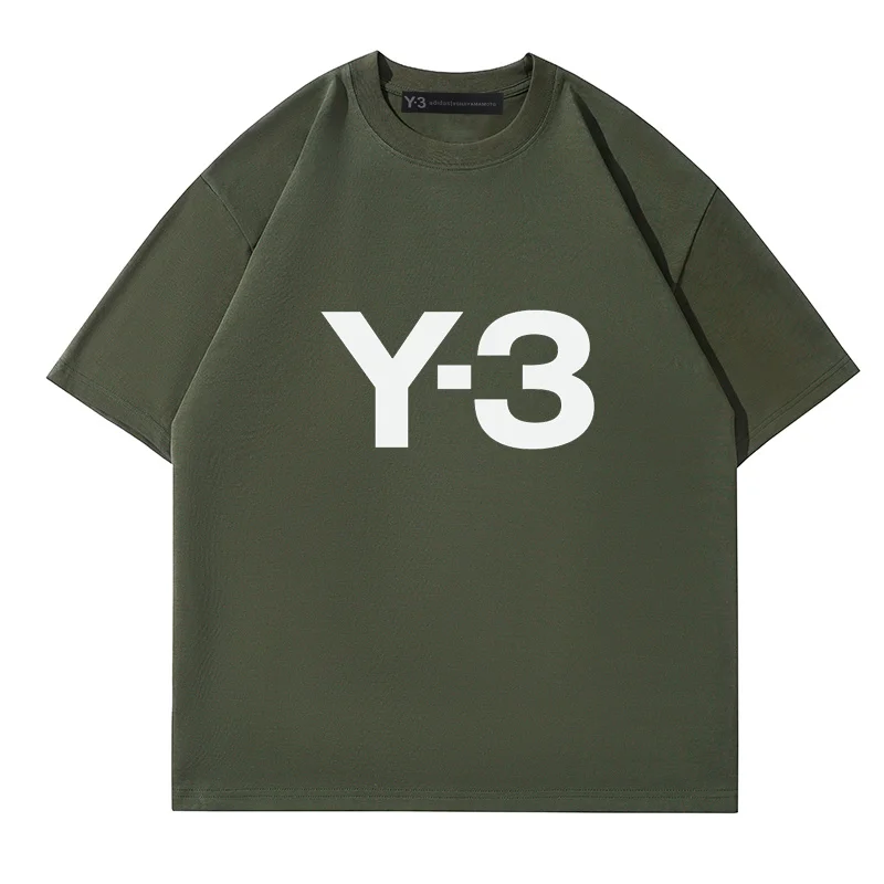 

Yohji Men Tshirts Y-3 Yamamoto New Summer Japanese Style Short Sleeve With Trendy Pattern Y3 Casual Loose T-shirt Men And Women