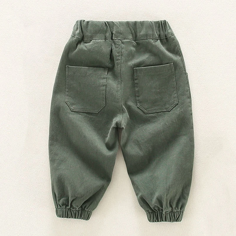 Baby Boys Casual Sweatpants Cargo Pants Children Clothing Kids Jogger Autumn Solid Winter Girls Outerwear Sports Trousers 1-8T boys pants,girls rain pants