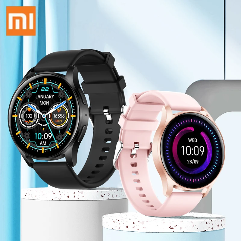 XiaoMi Smart Watches Women Voice Calling Sport Watch Men Blood Perssure