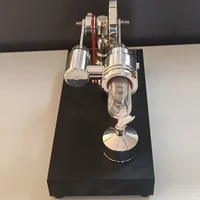 ⁦محرك ستيرلينغ الحركي بتصميم حلقة النجوم مع فولتميتر ومنفذ USB - طقم تعليمي وتجريبي (DIY)  |  Stirling Engine Star Ring Generator with Voltmeter & USB DIY Kit⁩ - الصورة ⁦3⁩