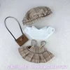 20cm cotton doll clothes can be worn as a chubby body in a college style forest suit, plush doll dress, and baby clothes 3