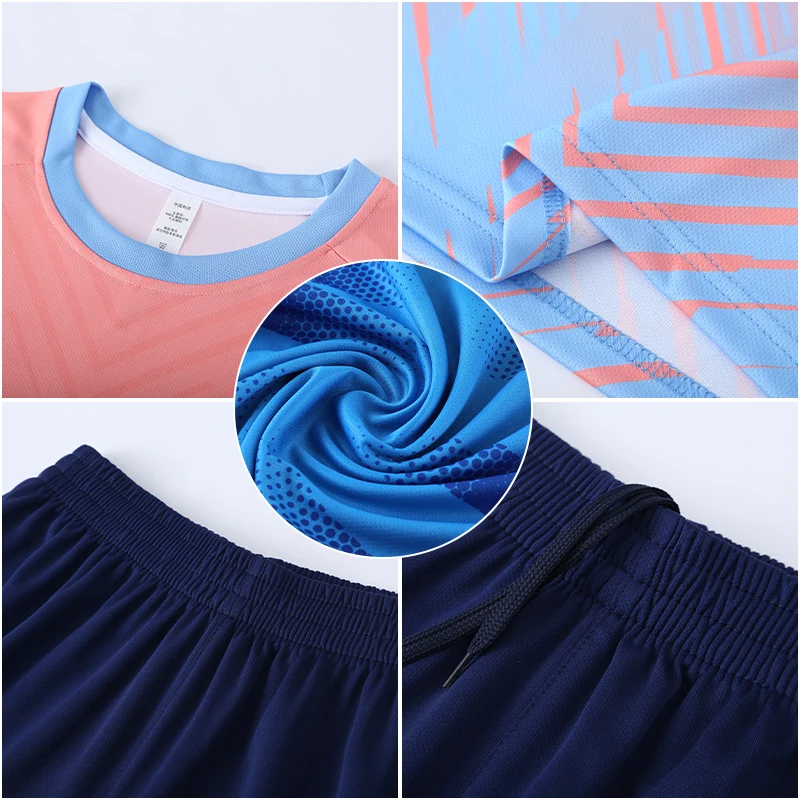 Football Jersey Set Soccer Uniform Polyester Boys Football Jersey Set