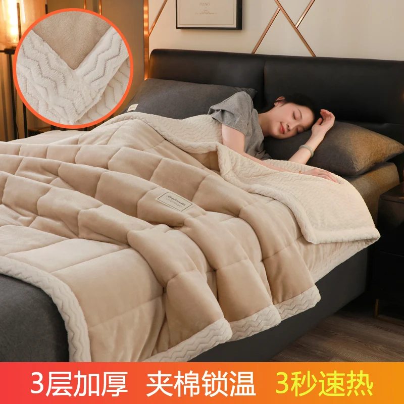 Plush Coral Fleece Soft & Warm Blanket - Ultra Cozy and Washable