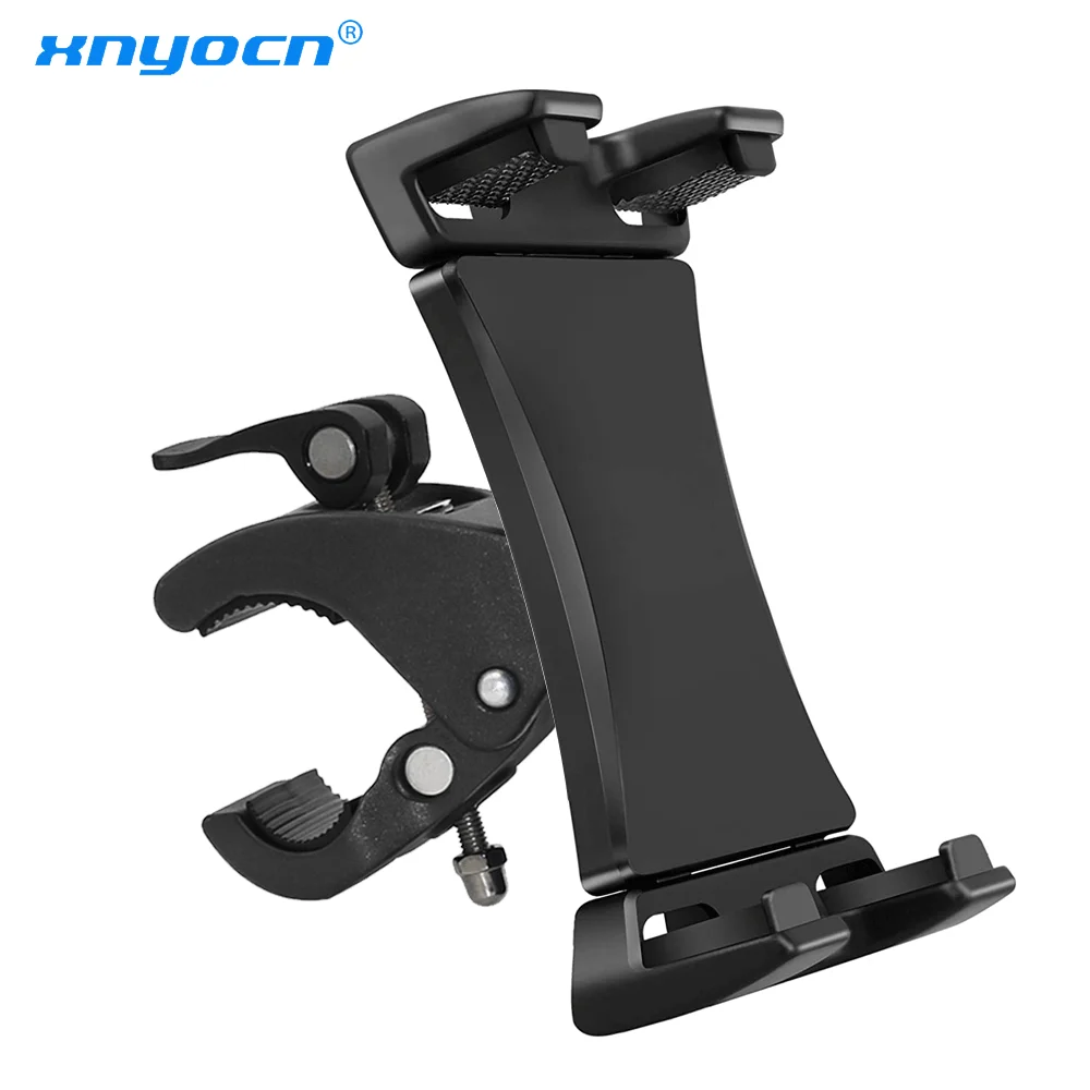 Soporte de montaje para cinta de correr de gimnasio, soporte con Clip para manillar de bicicleta, soporte deportivo ajustable para tableta Universal de 4-13 pulgadas para iPad 9,7 10,5 2018