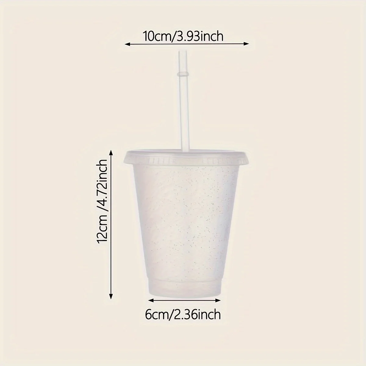 1pc-New Color Changing Cup Creative Glitter Plastic Straw Cup Summer Large Capacity Beverage Color Changing Cups Water