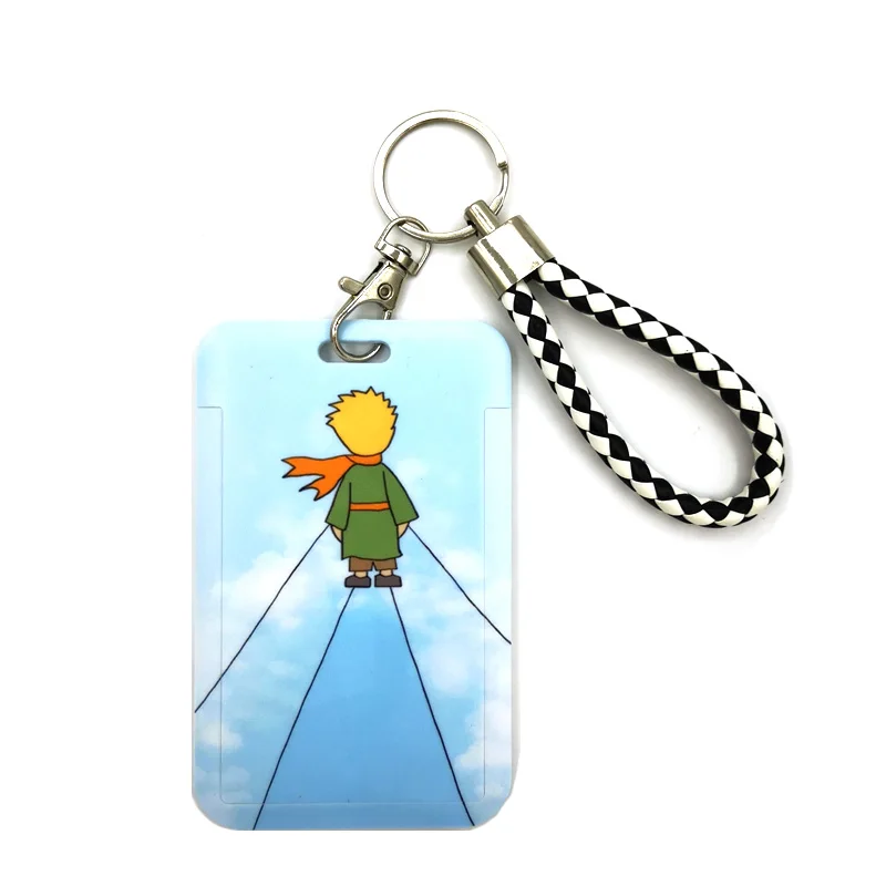 Little prince wathet Key lanyard Car KeyChain ID Card Pass Gym Mobile Phone Badge Kids Key Ring Holder Jewelry Decorations