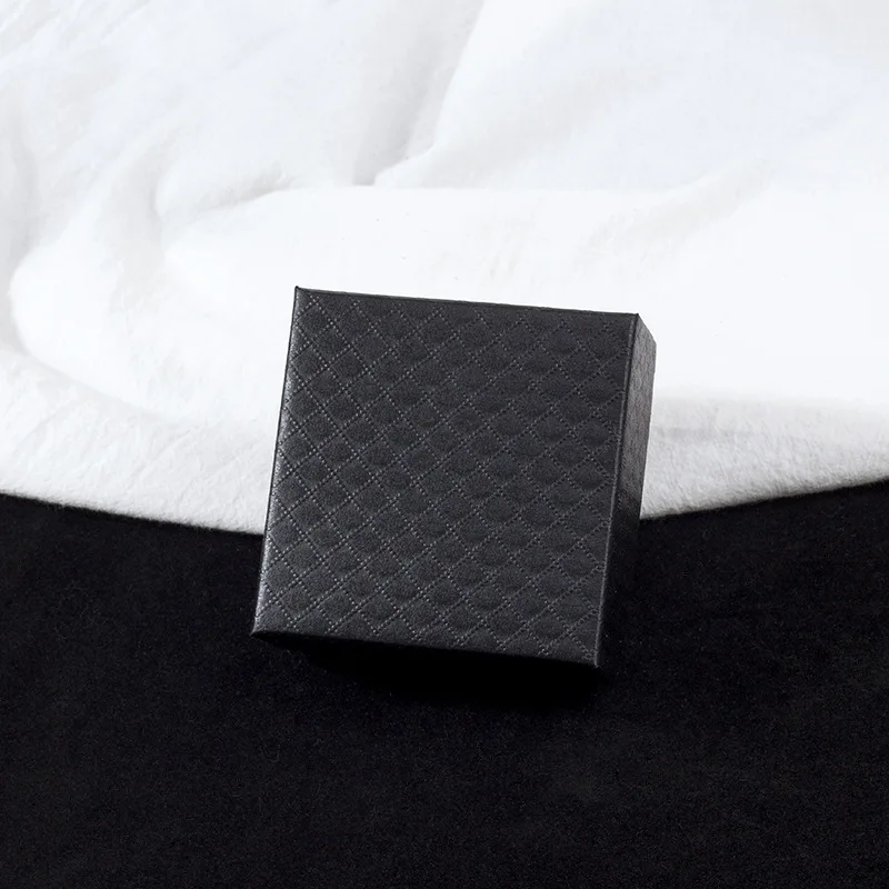 7*7cm Black Jewelry Box for Gift Boxes Necklace Boxes Bracelet Display Necklace Box Earrings and Ring Jewelry Packaging - Image 5