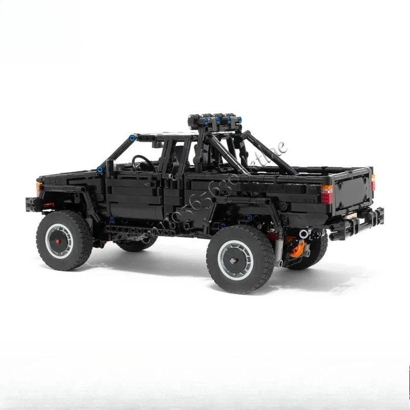 새로운 1589pcs MOC 백 투 더 퓨처 4x4 SR5 Xtracab 트럭 Hilux 픽업 모델 창의적 기술 어린이 장난감 조립 퍼즐 선물