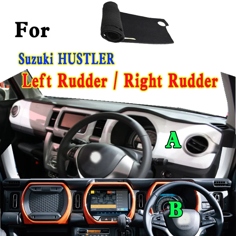 

For Suzuki Hustler MR31/41/52S/92S Accessories Dashmat Dashboard Cover Instrument Panel Insulation Sunscreen Protective Pad