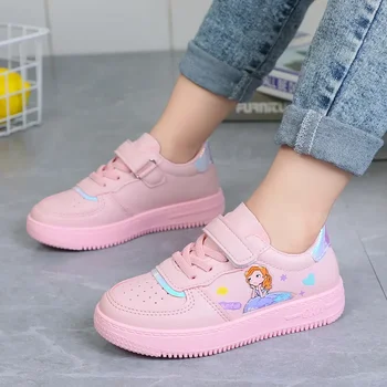 Scarpe da ginnastica per bambini Scarpe da corsa sportive alla moda per ragazze quattro stagioni Scarpe basse per bambini antiscivolo Sneaker da esterno traspirante casual 1