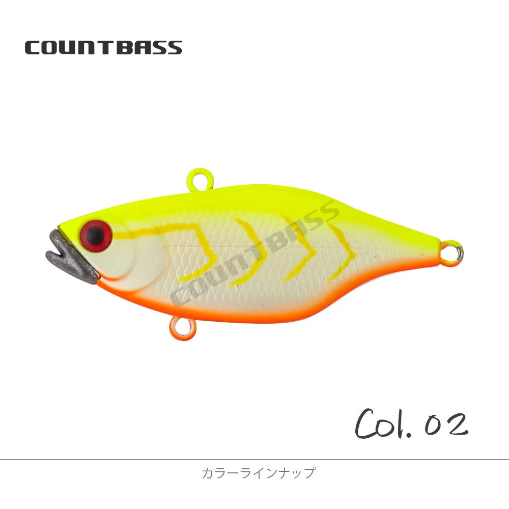 COUNTBASS 60 mm 11,7 g Vibrations-Wobbler, lippenlose Wobbler, Angler-Angelköder, Hartköder für Barsch, Hecht – Detail 12
