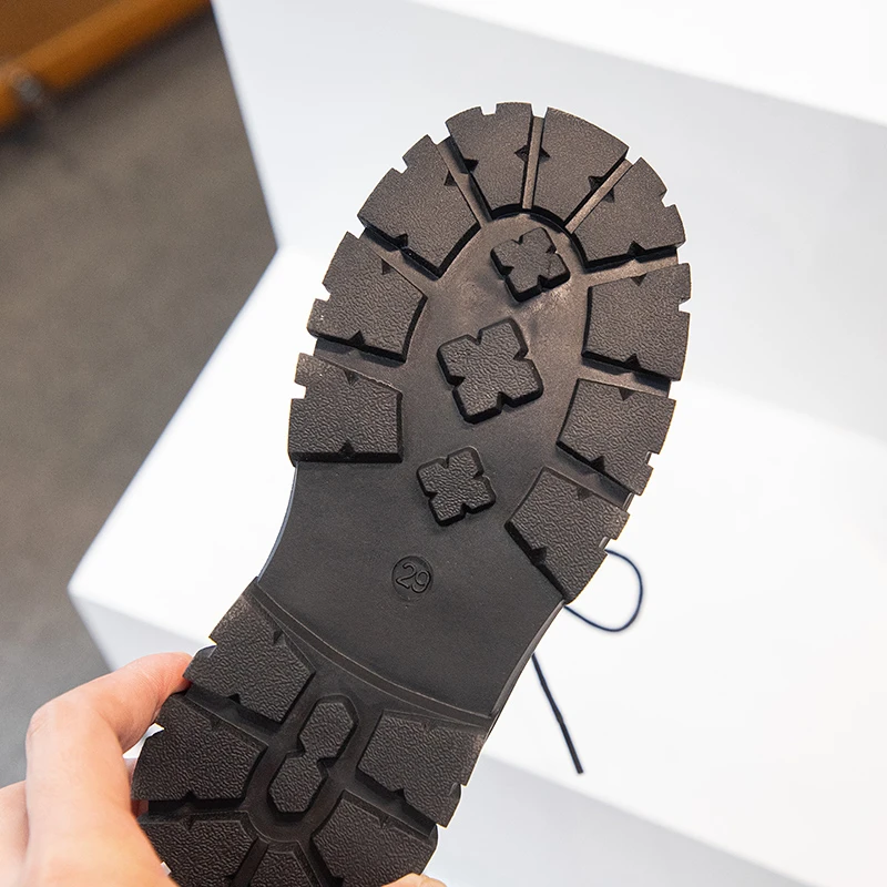 Kids Fleece Winter Boots Non Slip for Boys Girls