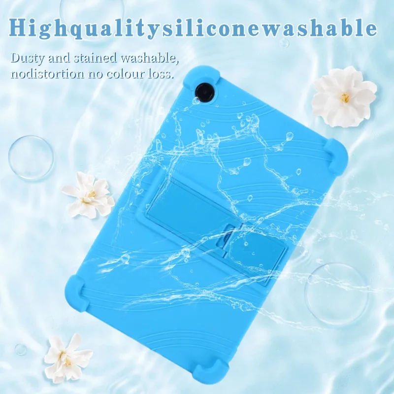 Enhanced Silicone Tablet Case with Stand