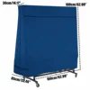 Table Tennis Table Dust Cover Oxford Waterproof Outdoor Rainproof UV Protection Tennis Table Storage Cover with Zipper 3