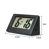 Horloge électronique tableau de bord de voiture étudiant examen étude Mini écran LCD grand écran Table bureau horloge numérique maison 6