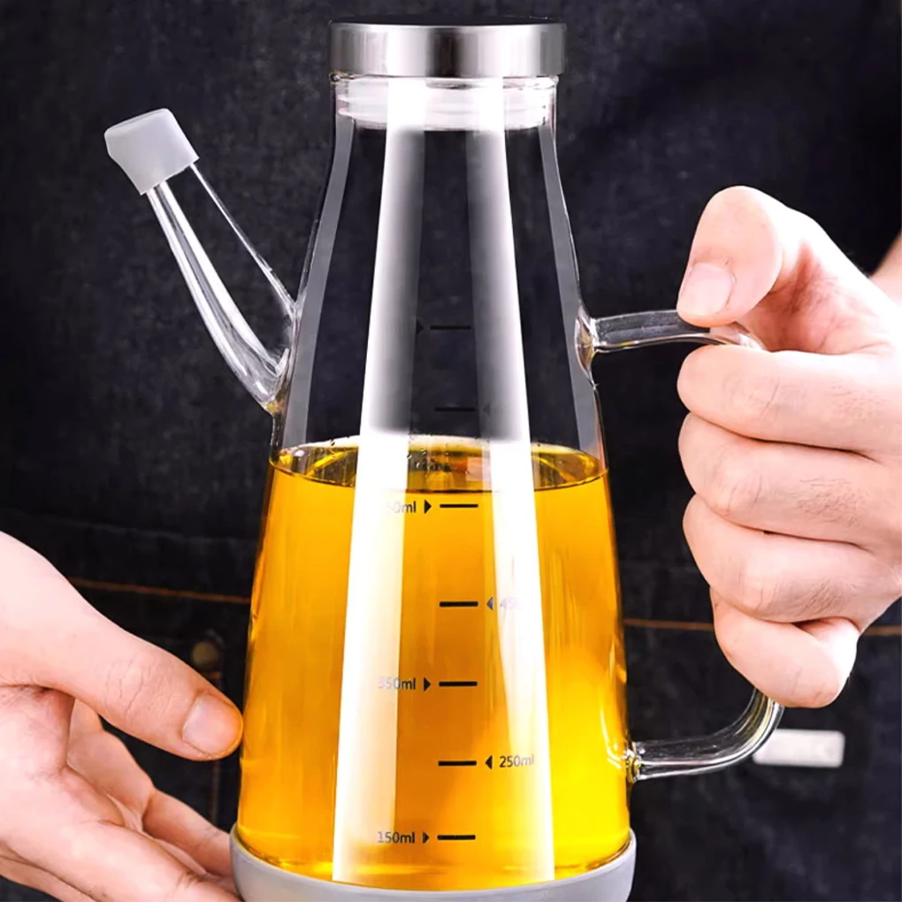 New Oil Spray Bottle 750ml High Borosilicate Glass Cooking Oil Dispensers Olive Sprayer Mister For Air Fryer Salad Baking