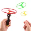 Kids Pull String Flying Disc Propeller Helicopter Outdoor Toys Fun Game Sports Flying Spin Top Children Development Toy 1