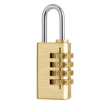 4 Dial Digit Password Lock Combination Suitcase Luggage Metal Code Password Locks Padlock Travel Safe Anti-Theft Cijfersloten 1