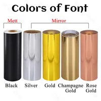 Baby Shower Party สติกเกอร์ไวนิลกระจกแชมเปญทองที่กําหนดเองชื่อสติกเกอร์สําหรับวันเกิด Baptism Baby Shower ฉากหลังตกแต่ง 3