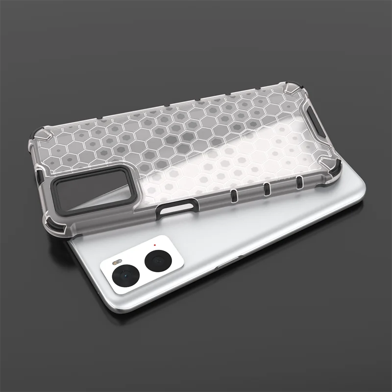 Para OPPO Realme 9 Pro Funda de lujo híbrida a prueba de golpes para Realme 9i 9 Pro + Plus Funda de silicona transparente_voghion.com