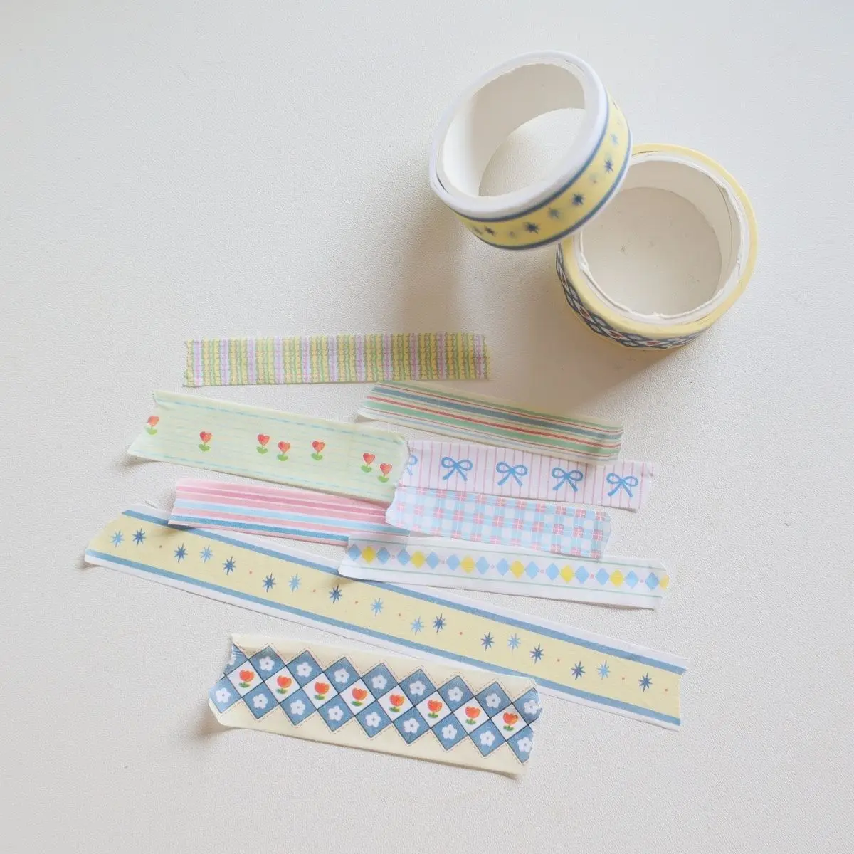 MINKYS 새로운 3M 9 개/몫 Washi 테이프 Scrapbooking 저널 장면 프레임 장식 귀여운 스티커 학교 문구