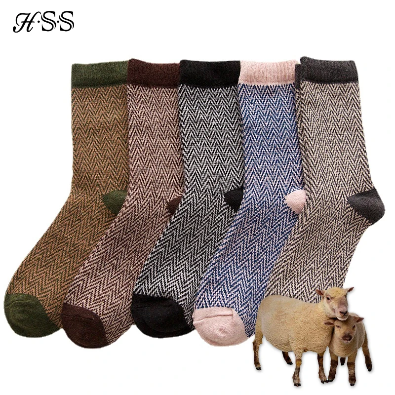 HSS Brand 5 Pairs Winter Men’s Socks Thicken Sheep’s Wool Socks Warm Men Retro Style Colorful Fashion Man Socks For Snow boots Best Sellers In Accessories HSS Brand 5 Pairs Winter Men’s Socks Thicken Sheep’s Wool Socks Warm Men Retro Style Colorful Fashion Man Socks For Snow boots Best Sellers In Accessories